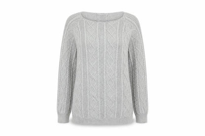 Womens UK Size XL Tru Collection Grey Pullover Jumper