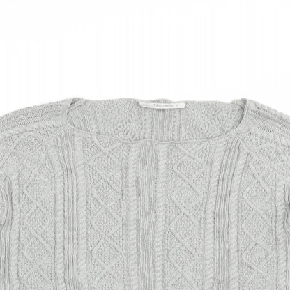 Womens UK Size XL Tru Collection Grey Pullover Jumper