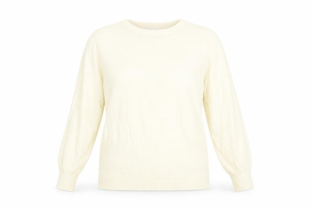 Womens UK Size 14 Marks and Spencer Ivory Pullover Jumper