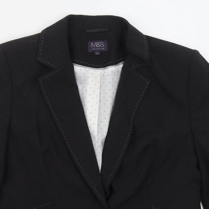 Womens UK Size 12 Marks and Spencer Regular Grey Suit Jacket