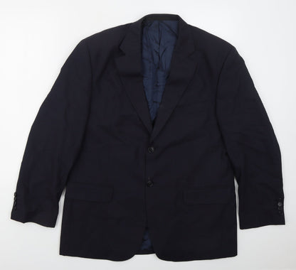 Mens UK Size 42 Marks and Spencer Regular Blue Suit Jacket