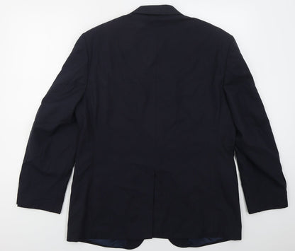Mens UK Size 42 Marks and Spencer Regular Blue Suit Jacket