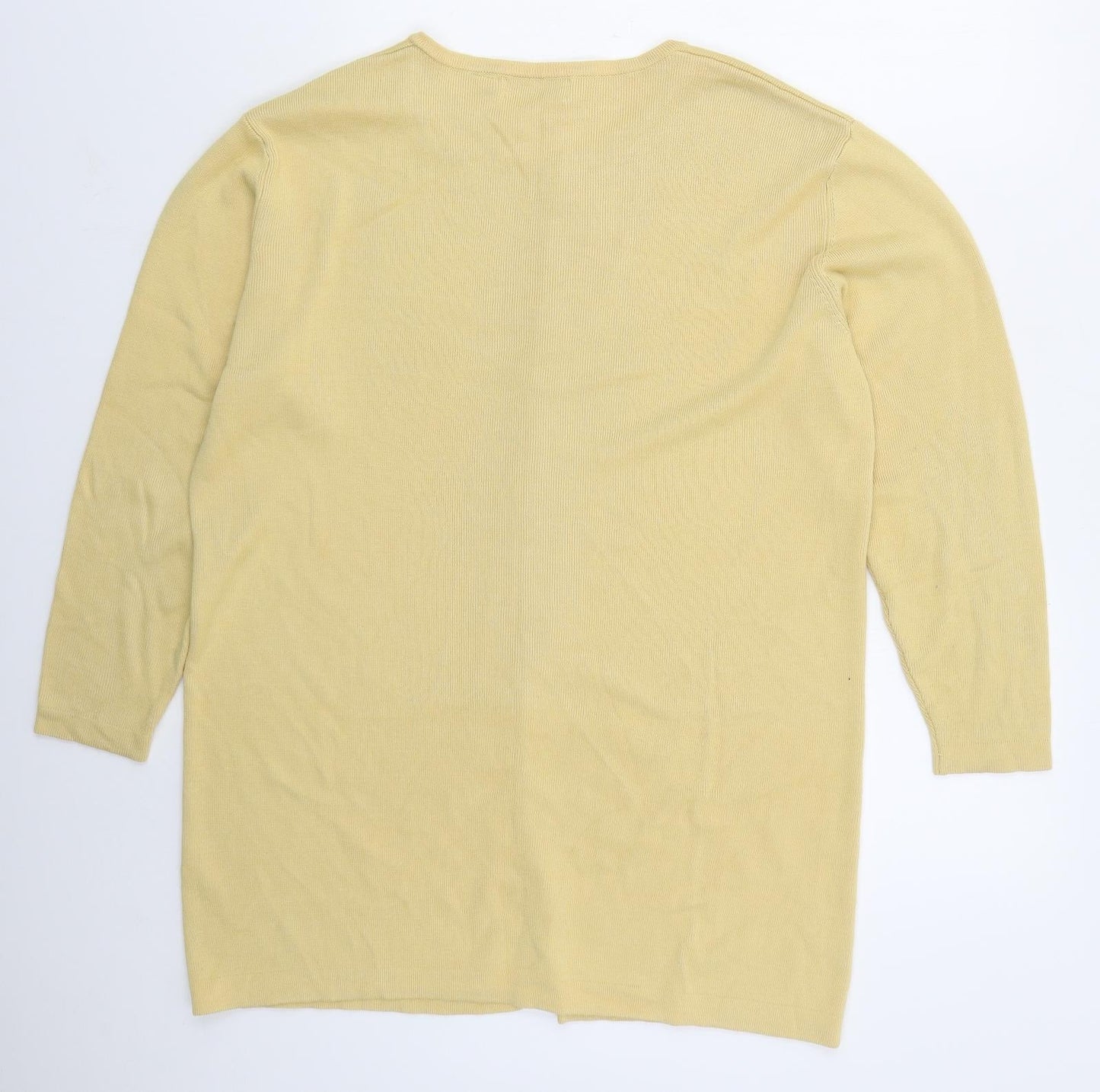 Womens UK Size 14 Kaleidoscope Beige Cardigan Jumper