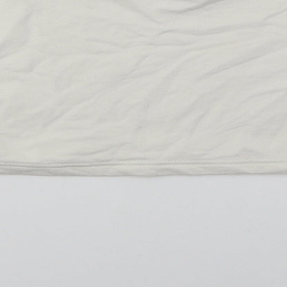The Couture Club Womens White  Cotton Pullover Sweatshirt Size XS  Pullover
