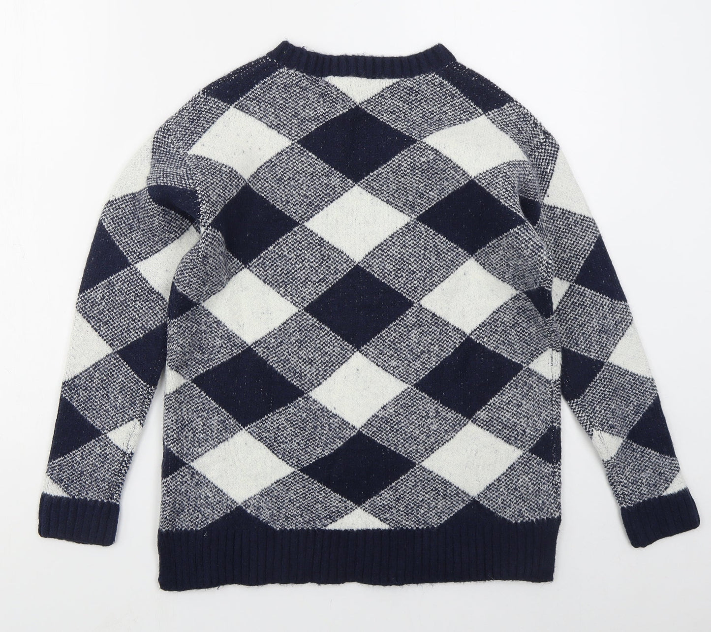 Womens UK Size S Marks and Spencer Blue Pullover Jumper