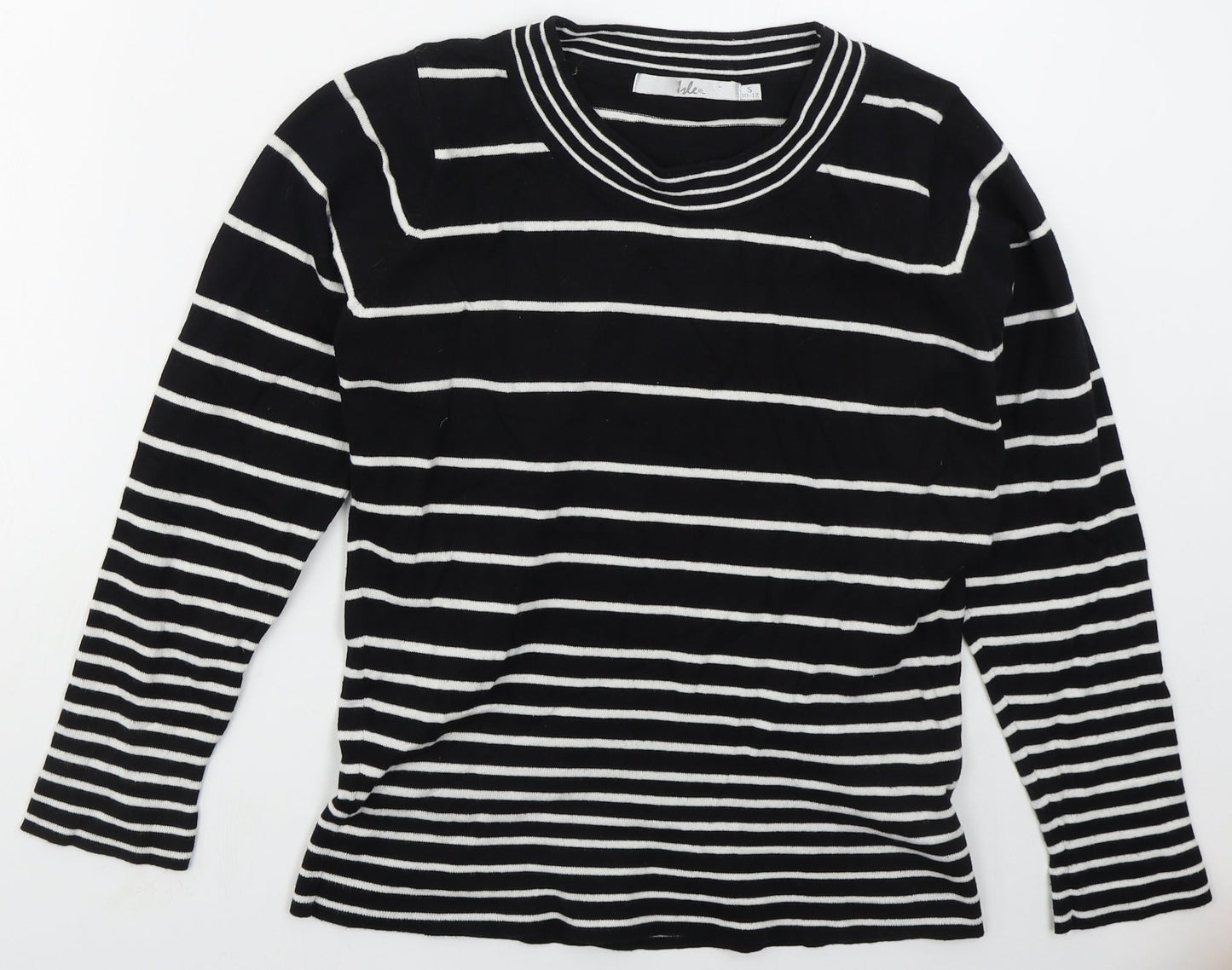 Womens UK Size 10 Isle Black Pullover Jumper