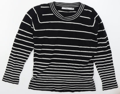 Womens UK Size 10 Isle Black Pullover Jumper