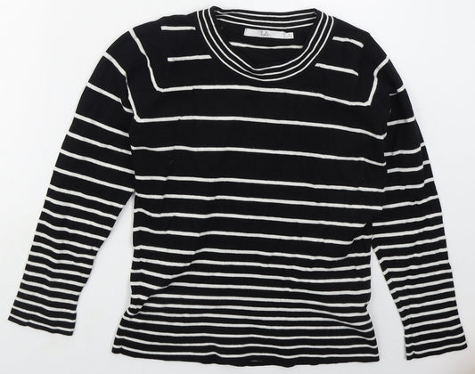 Womens UK Size 10 Isle Black Pullover Jumper