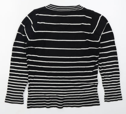 Womens UK Size 10 Isle Black Pullover Jumper