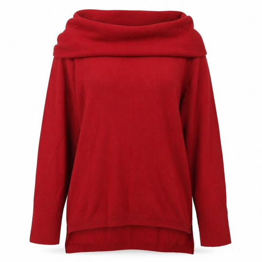 Womens UK Size L Shrinking Violet Red Pullover Jumper