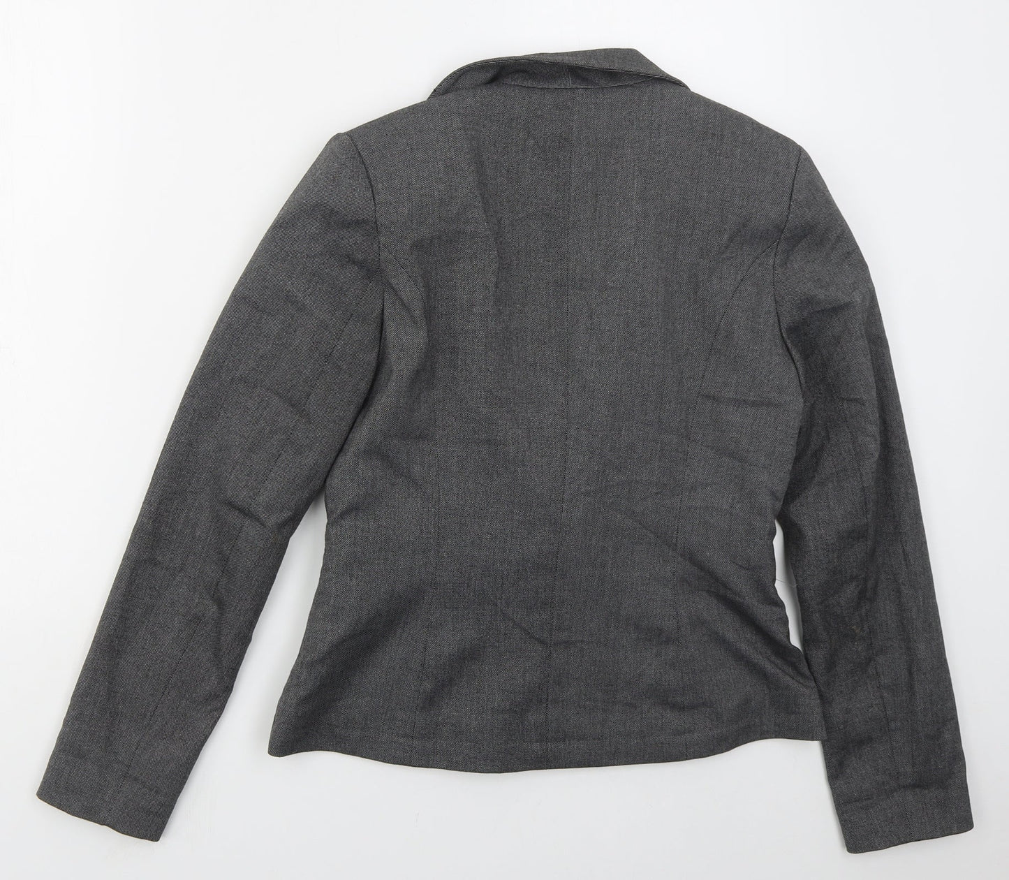 Warehouse Womens Grey  Polyester Jacket Suit Jacket Size 12