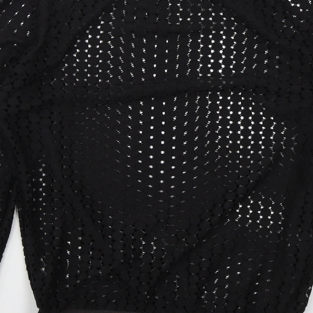 Atmosphere Womens Black  Polyester Pullover Sweatshirt Size 8  Pullover