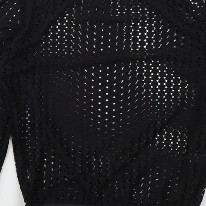 Atmosphere Womens Black  Polyester Pullover Sweatshirt Size 8  Pullover
