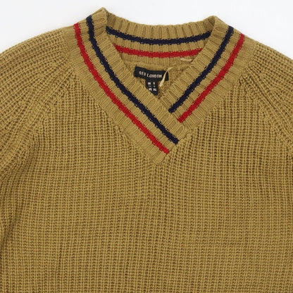 Womens UK Size S QED London Beige Pullover Jumper