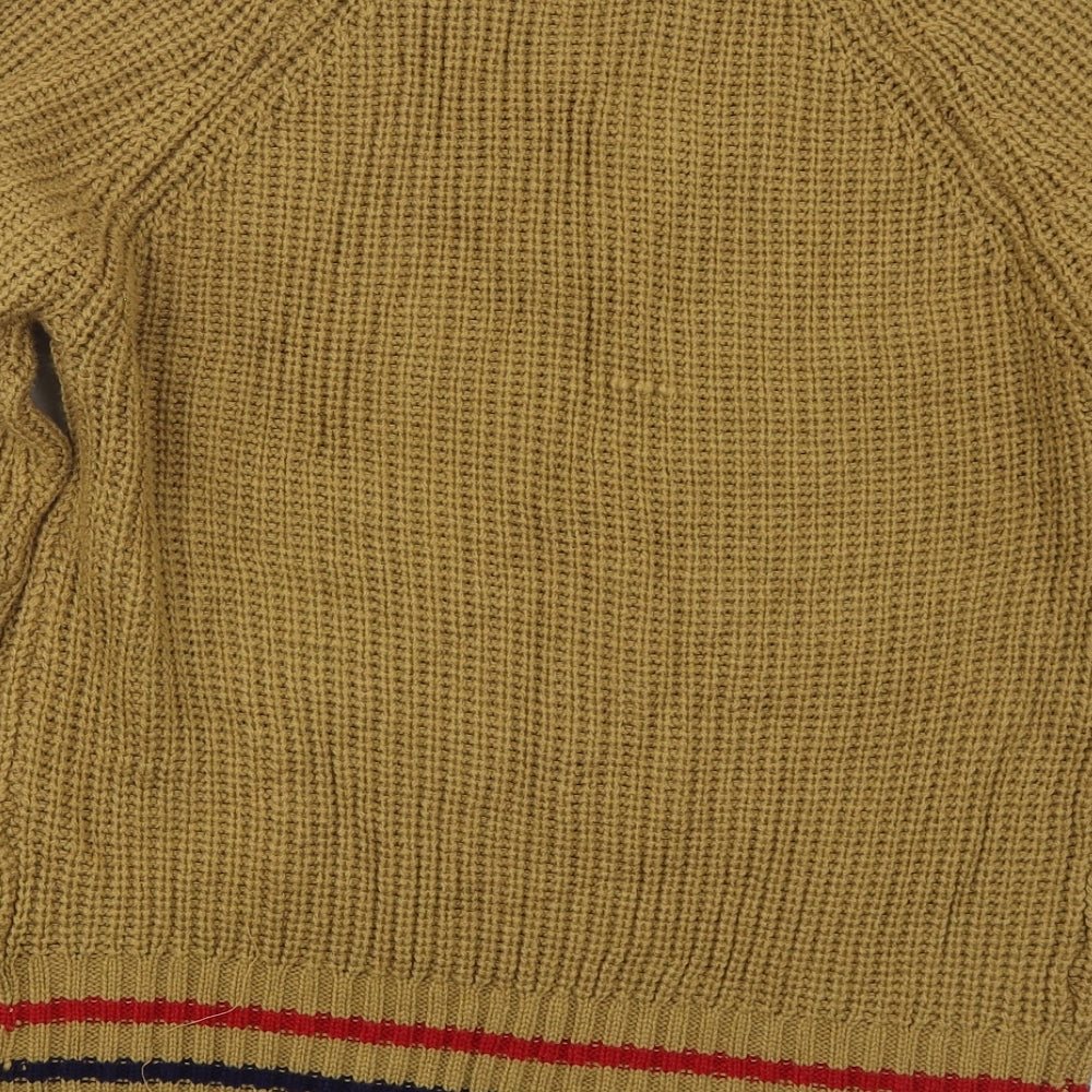 Womens UK Size S QED London Beige Pullover Jumper