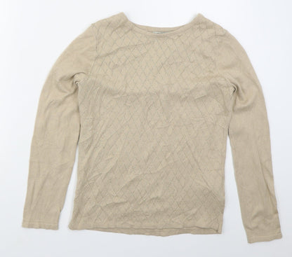 Womens UK Size S LC Waikiki Beige Pullover Jumper