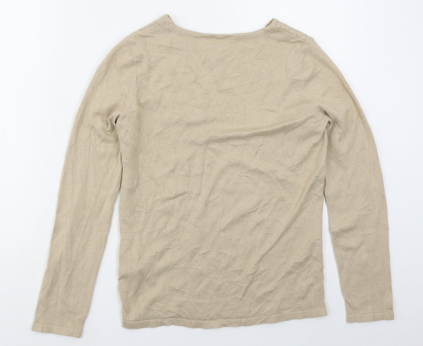 Womens UK Size S LC Waikiki Beige Pullover Jumper