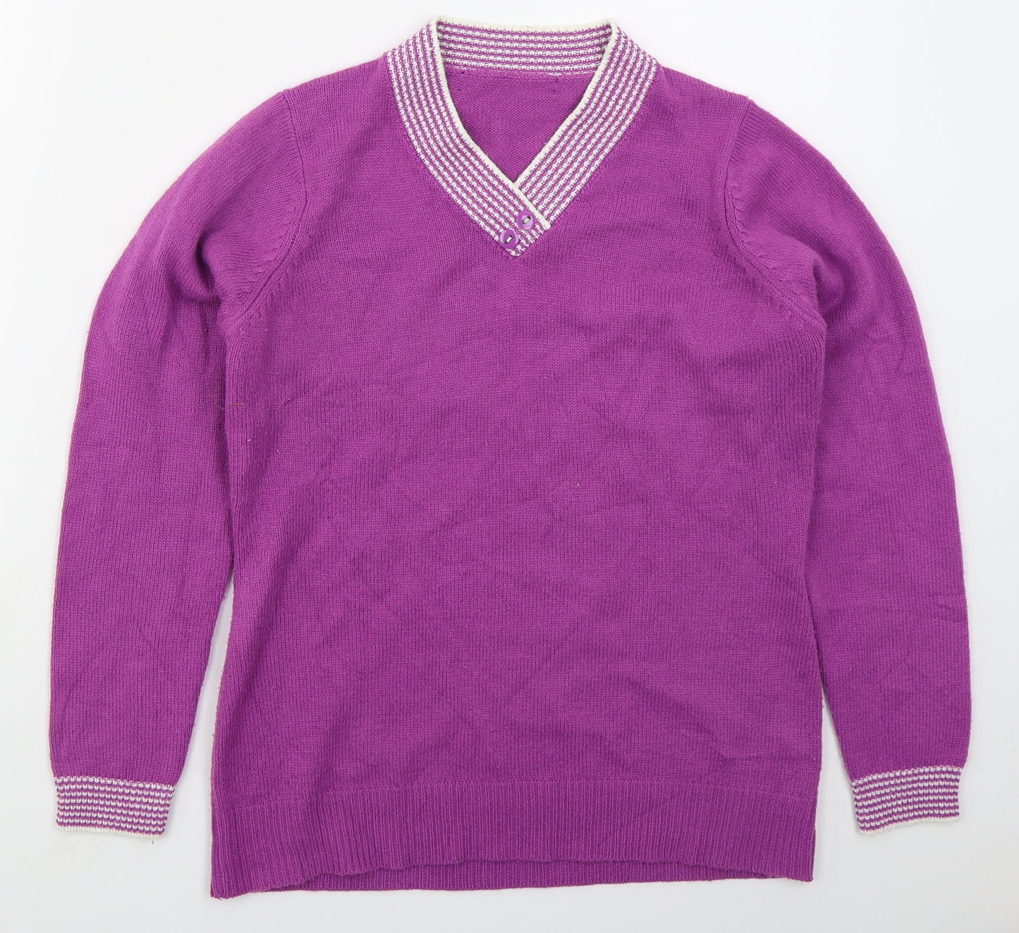 Womens UK Size M EWM Pink Pullover Jumper
