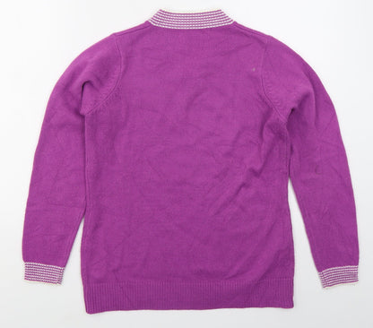 Womens UK Size M EWM Pink Pullover Jumper