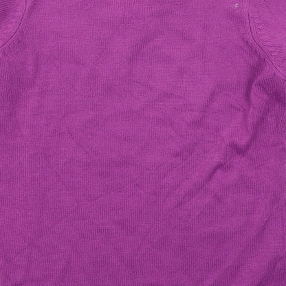 Womens UK Size M EWM Pink Pullover Jumper