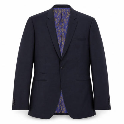 Mens UK Size 40 1860 Menswear Regular Blue Suit Jacket