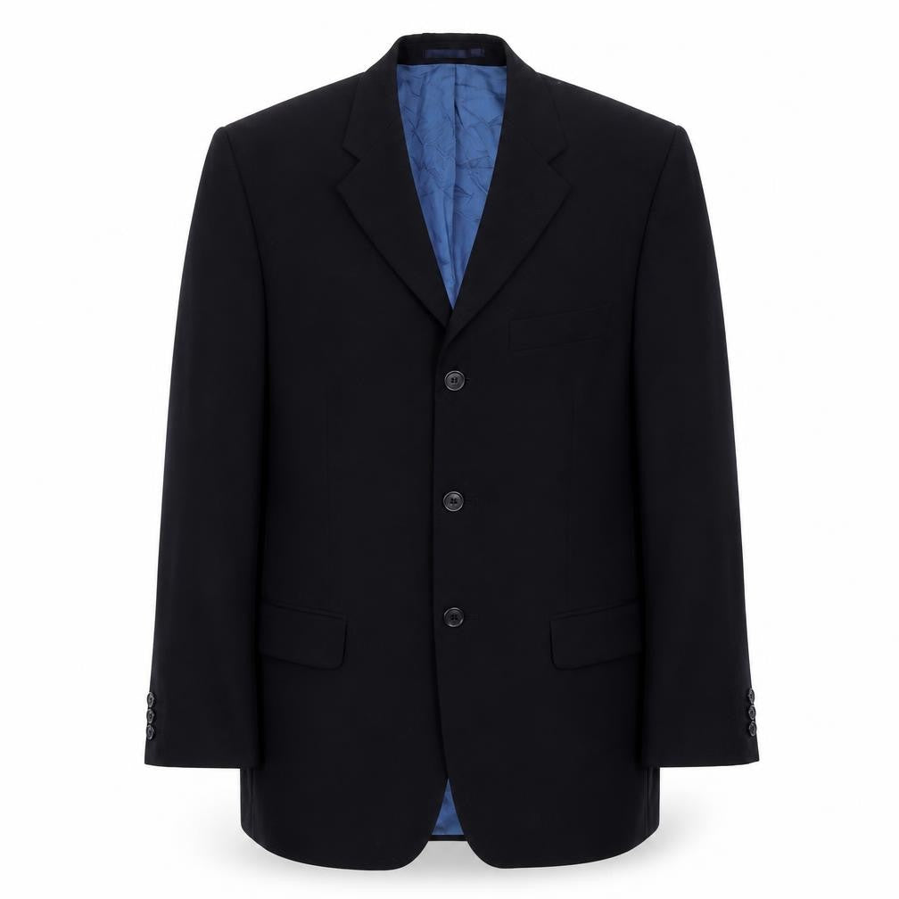 Mens UK Size 38 Karl Jackson Regular Blue Suit Jacket