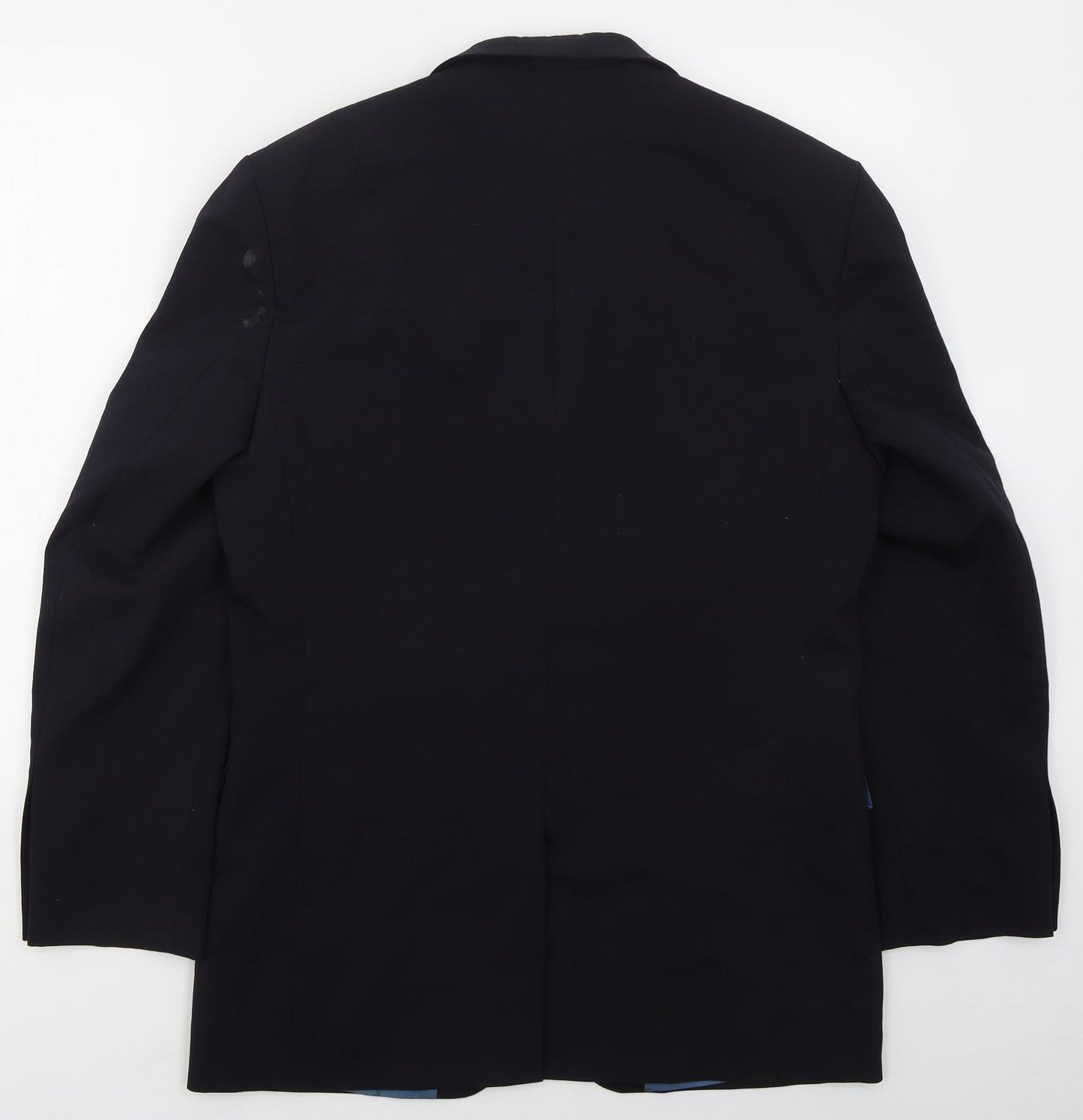 Mens UK Size 38 Karl Jackson Regular Blue Suit Jacket