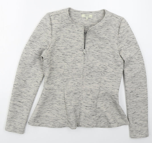 Papaya Womens Grey   Jacket  Size 12  Zip