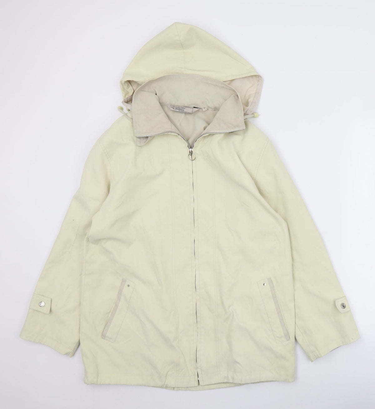 Mountain Pass Womens Ivory   Overcoat Coat Size 12  Zip