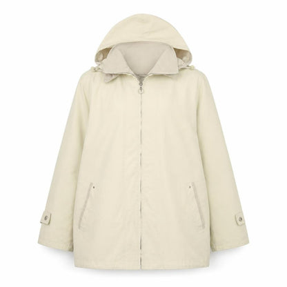 Mountain Pass Womens Ivory   Overcoat Coat Size 12  Zip