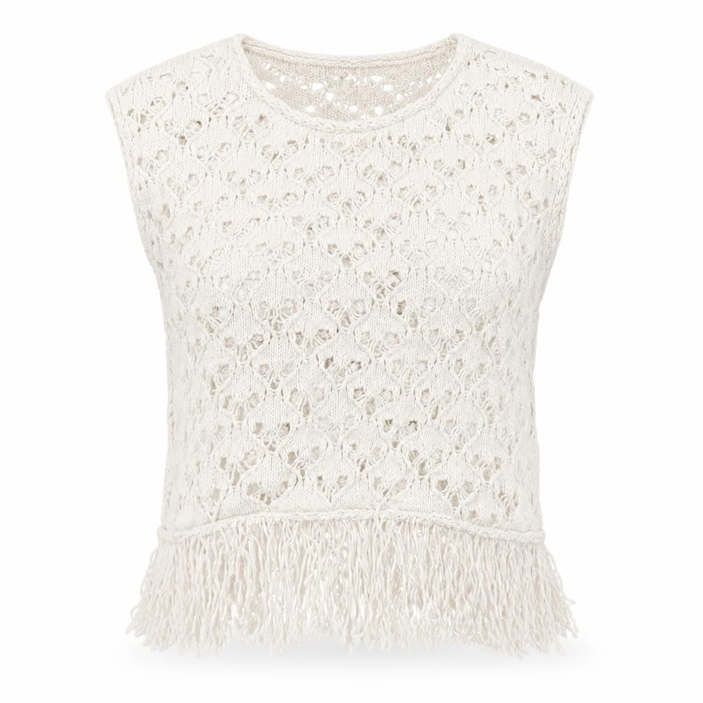 Womens UK Size S NEXT White Vest Jumper
