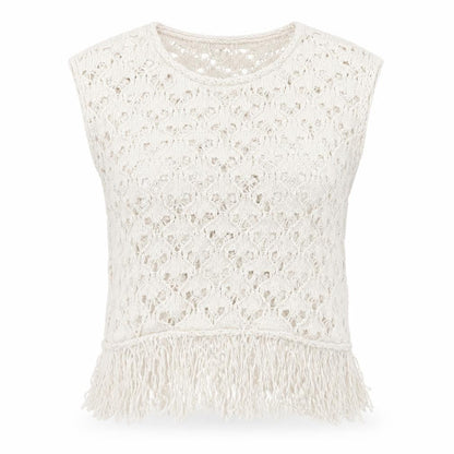 Womens UK Size S NEXT White Vest Jumper