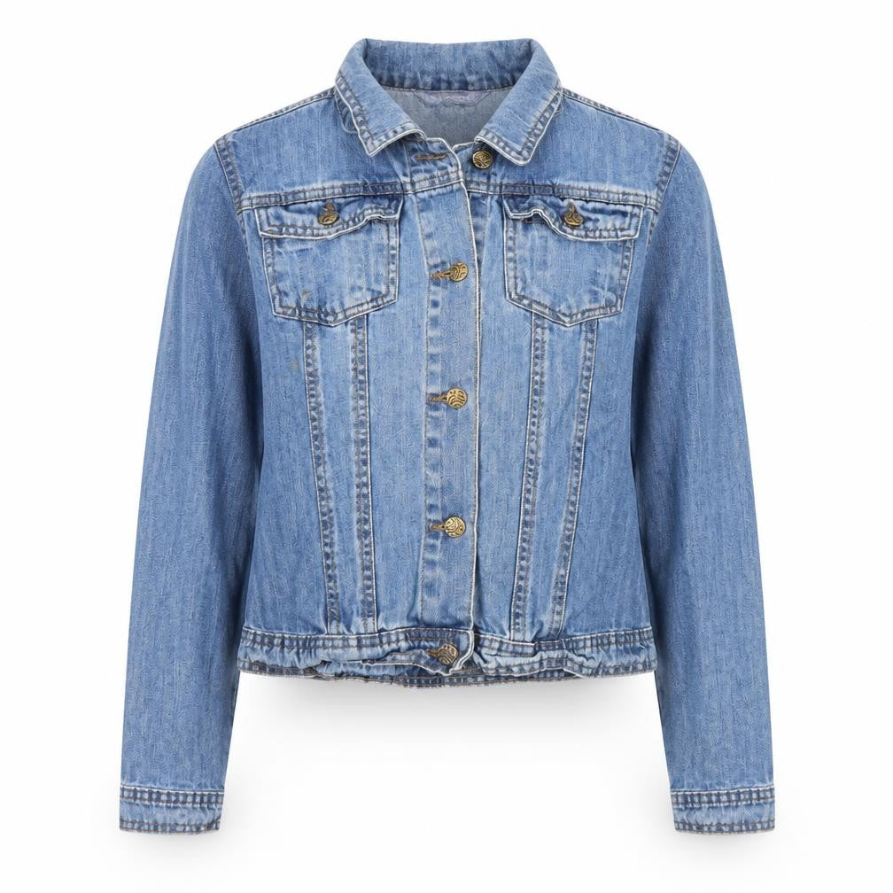 Avenue Womens Blue   Jacket  Size S  Button