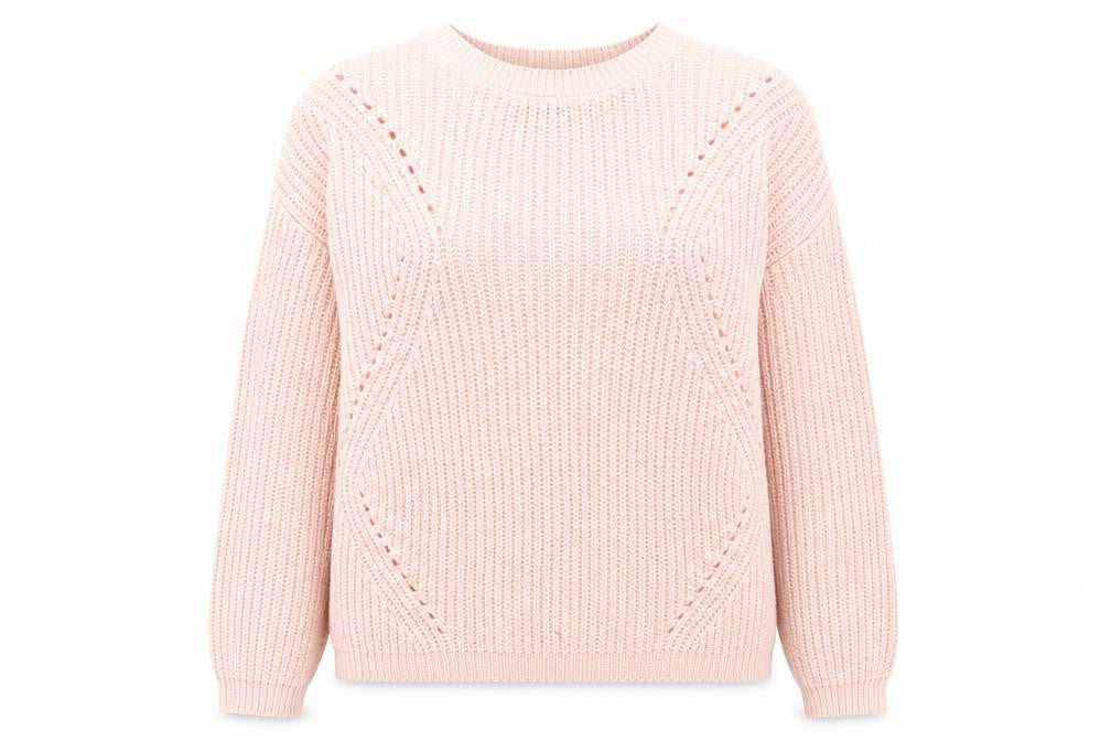 Womens UK Size S Peacocks Pink Pullover Jumper