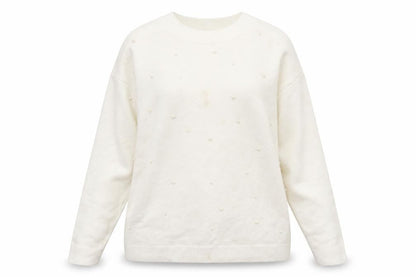 Womens UK Size XL Select White Pullover Jumper