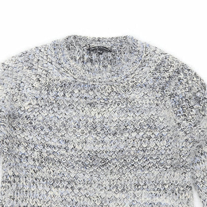 Candy Couture Girls Multicoloured Crew Neck  Acrylic Pullover Jumper Size 10-11 Years  Pullover