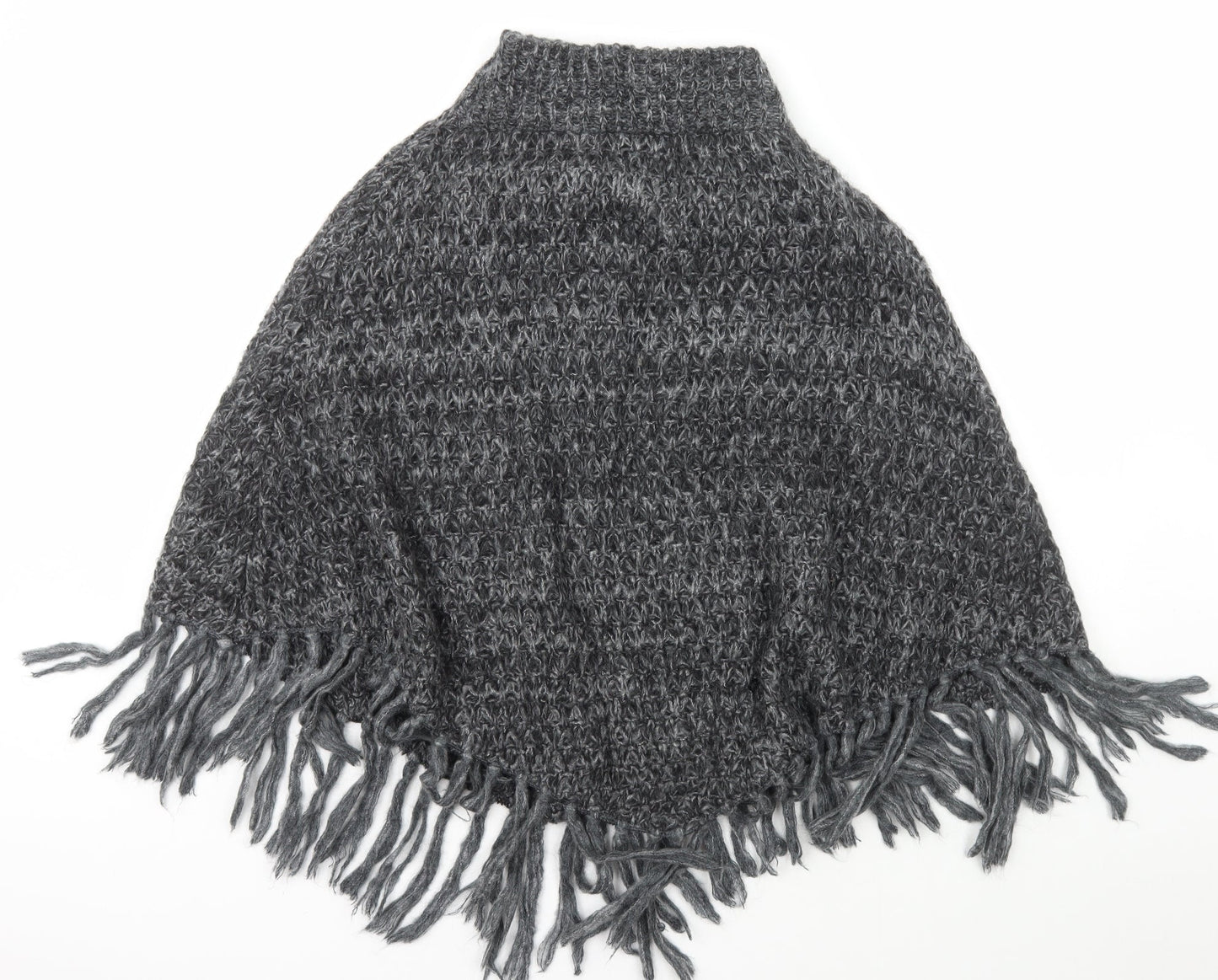 Womens UK Size One Size Per Una Grey Cape Jumper