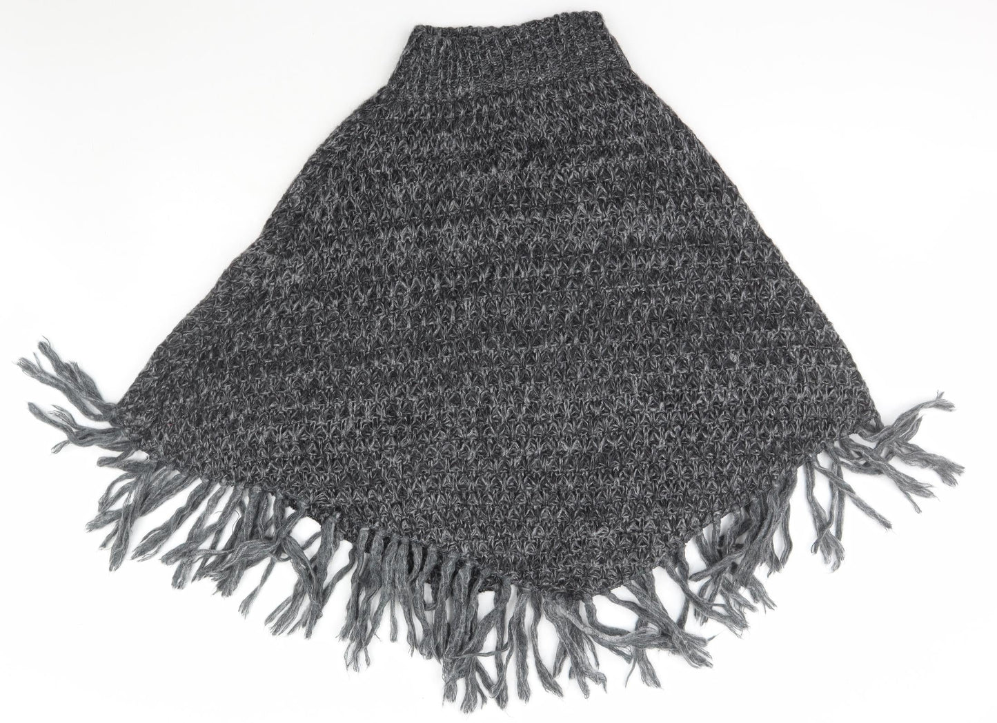Womens UK Size One Size Per Una Grey Cape Jumper
