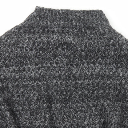 Womens UK Size One Size Per Una Grey Cape Jumper