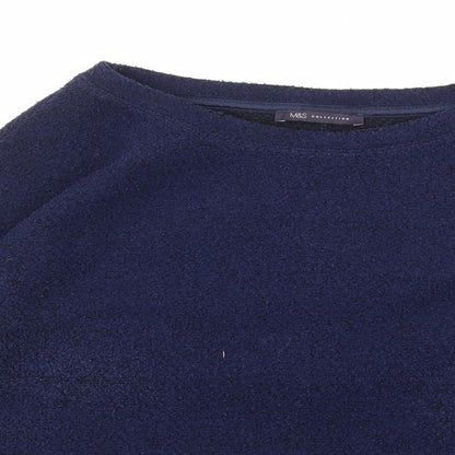 Womens UK Size 16 Marks and Spencer Blue Pullover Jumper