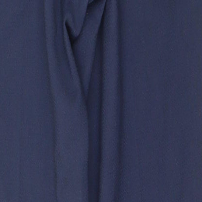 Womens UK Size 8 Sisley Regular Fit Capri Blue Trousers