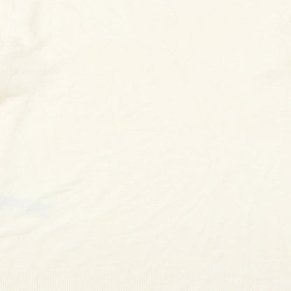 Womens UK Size 10 Marks and Spencer White Pullover Jumper