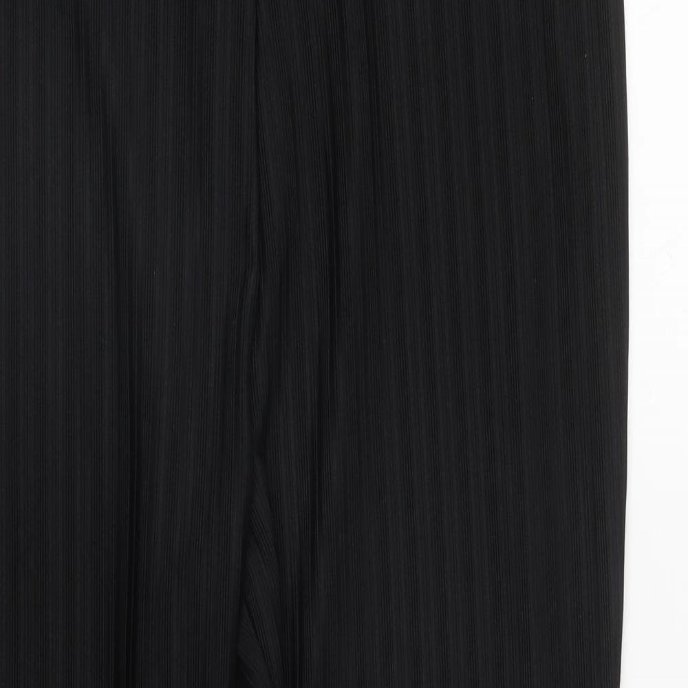 Womens UK Size 14 Papaya Regular Fit  Black Trousers