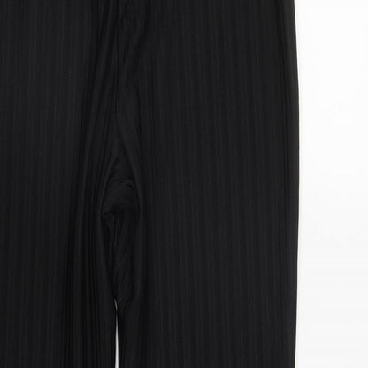 Womens UK Size 14 Papaya Regular Fit  Black Trousers