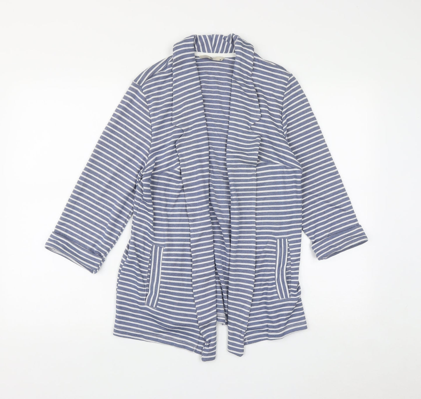 Tu  Womens Blue Striped  Jacket  Size 10