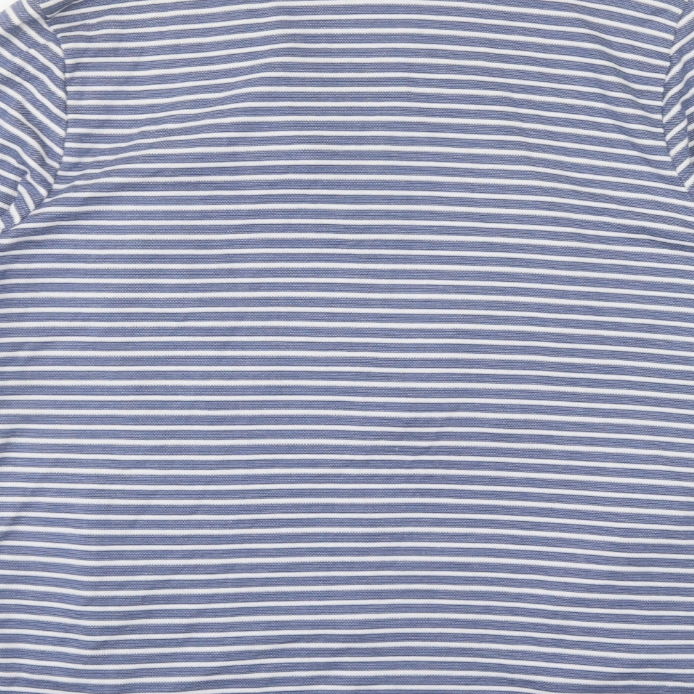 Tu  Womens Blue Striped  Jacket  Size 10