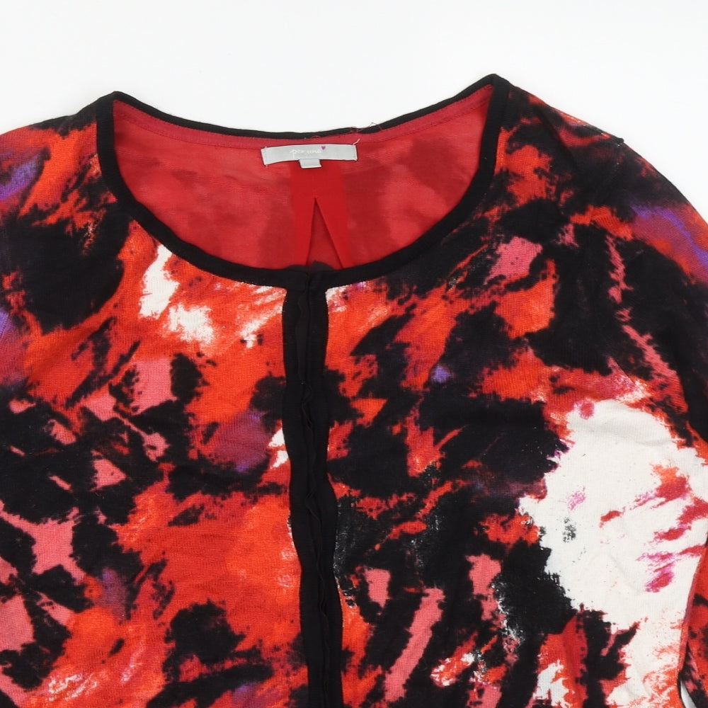 Womens UK Size 14 Marks and Spencer Multicoloured Cardigan Jumper