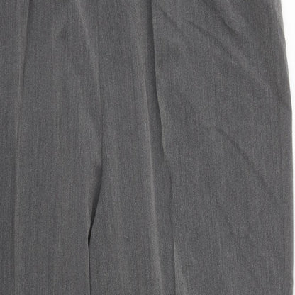 Bonmarché Womens Grey  Polyester Trousers  Size 16 L29 in Regular
