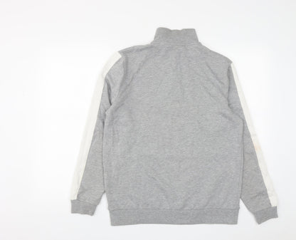Mens UK Size S ASOS Grey Pullover Sweatshirt
