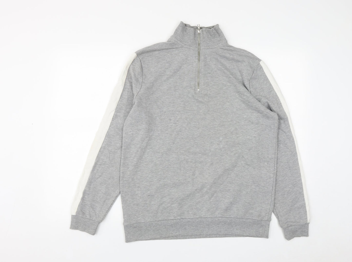 Mens UK Size S ASOS Grey Pullover Sweatshirt